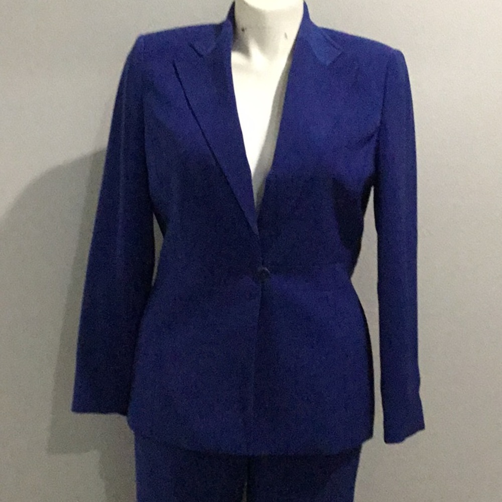 Kasper Royal Blue Pantsuit